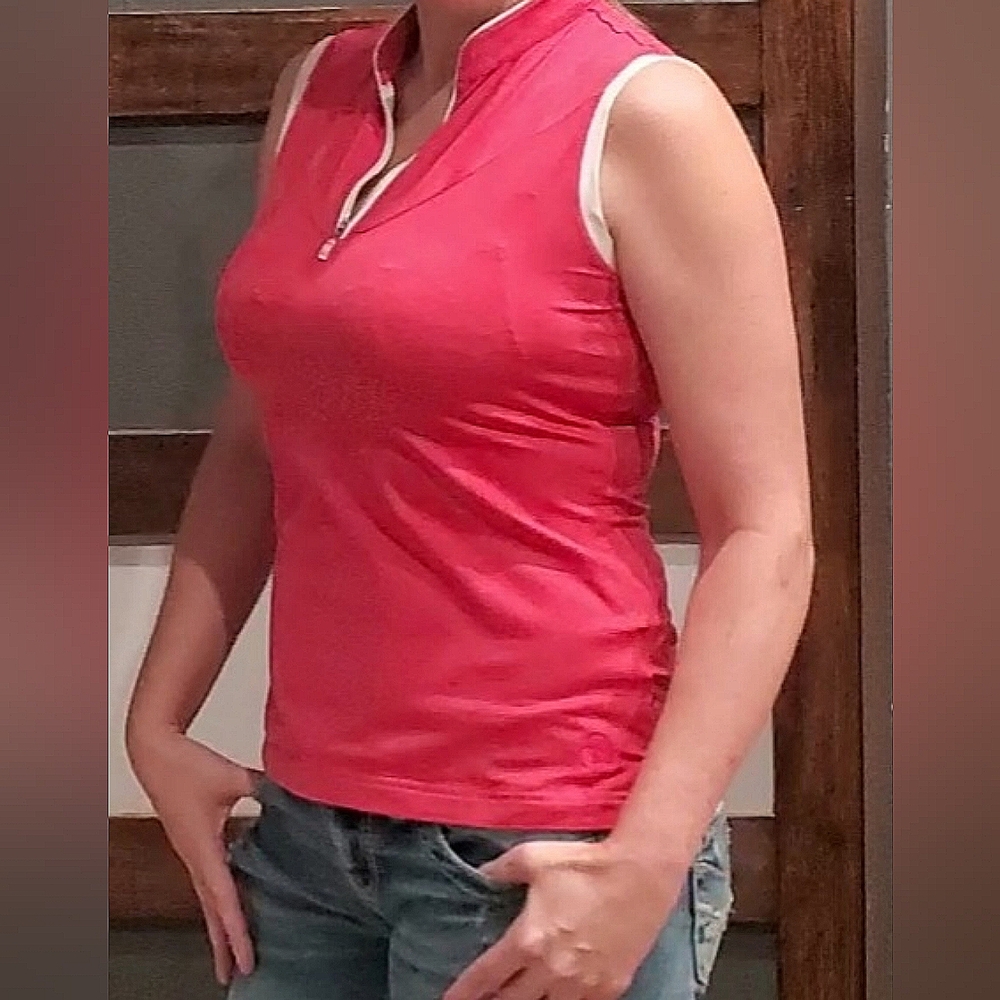 Adidas Fushia Golf Tanktop Sports sleeveless Shirt